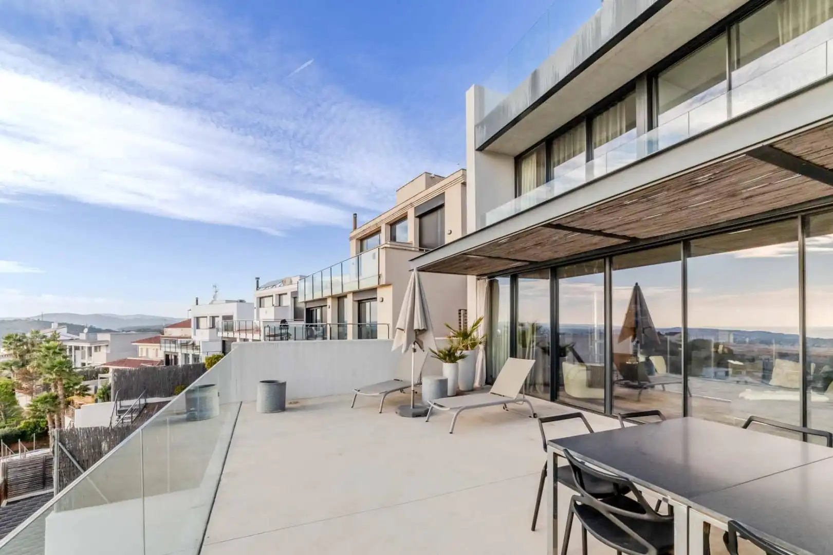 Terraza de Casa o chalet en venta en Sitges con Calefacción, Jardín privado y Terraza
