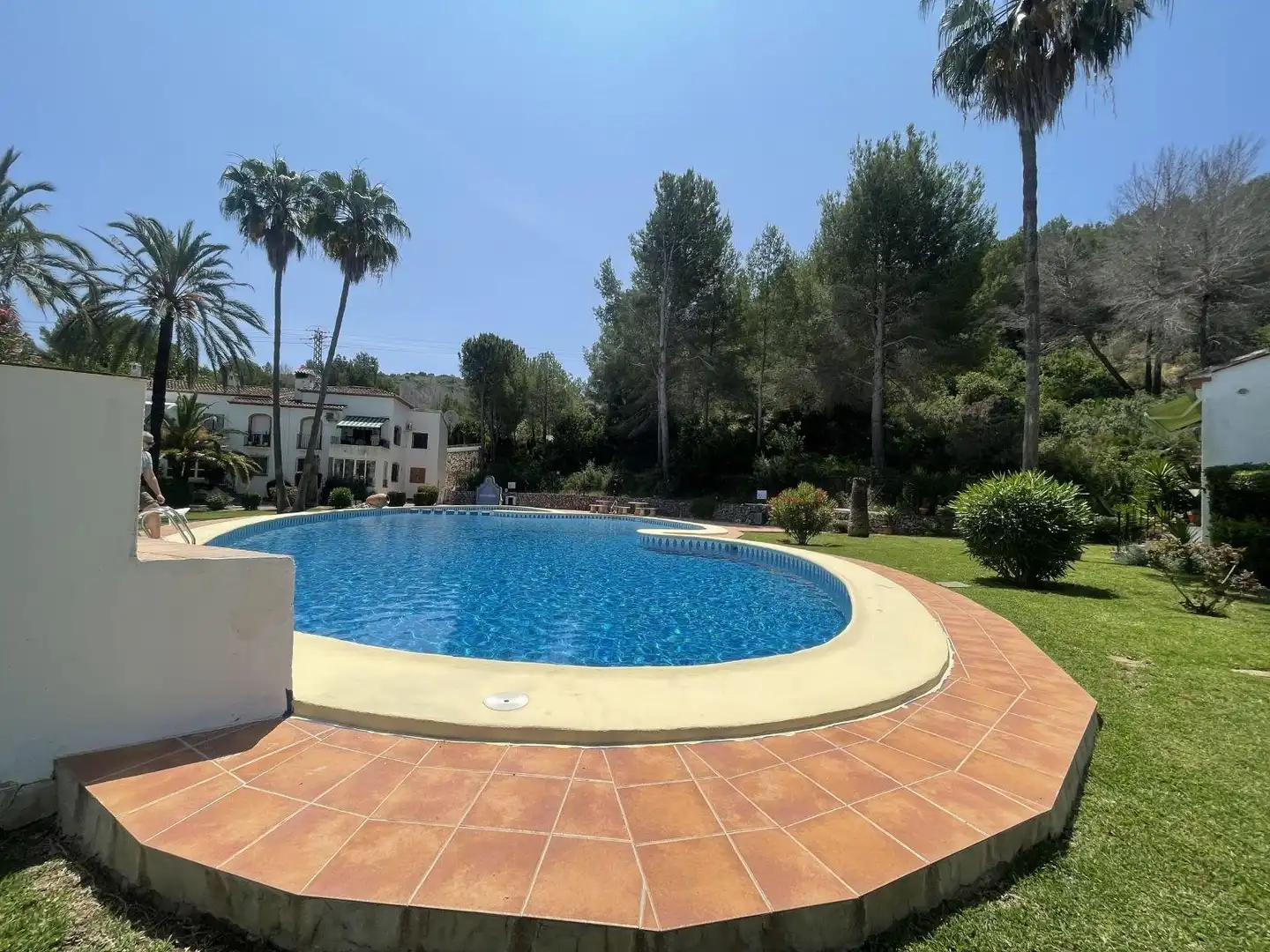 Piscina de Casa adosada en venda en Pedreguer amb Calefacció, Jardí privat i Terrassa