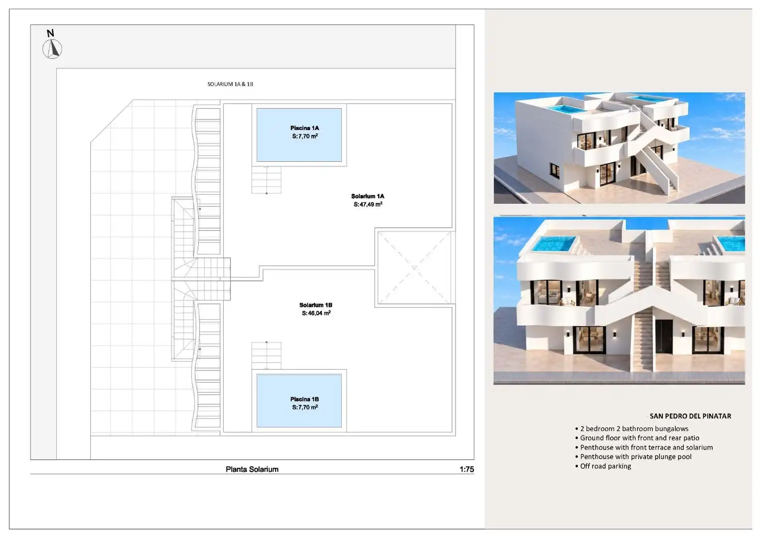 Bungalow mit Pool zum Verkauf in Los Cuarteros, imagen 7