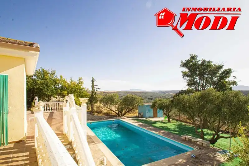 Piscina de Casa o xalet en venda en Moraleda de Zafayona amb Aire condicionat i Piscina