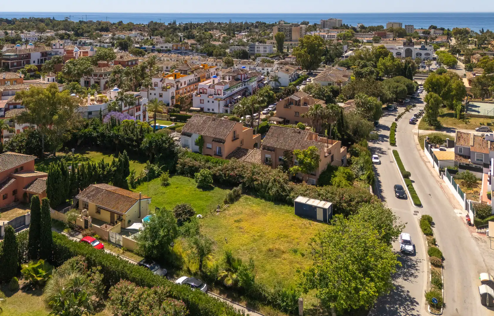 Vista exterior de Residencial en venda en Estepona