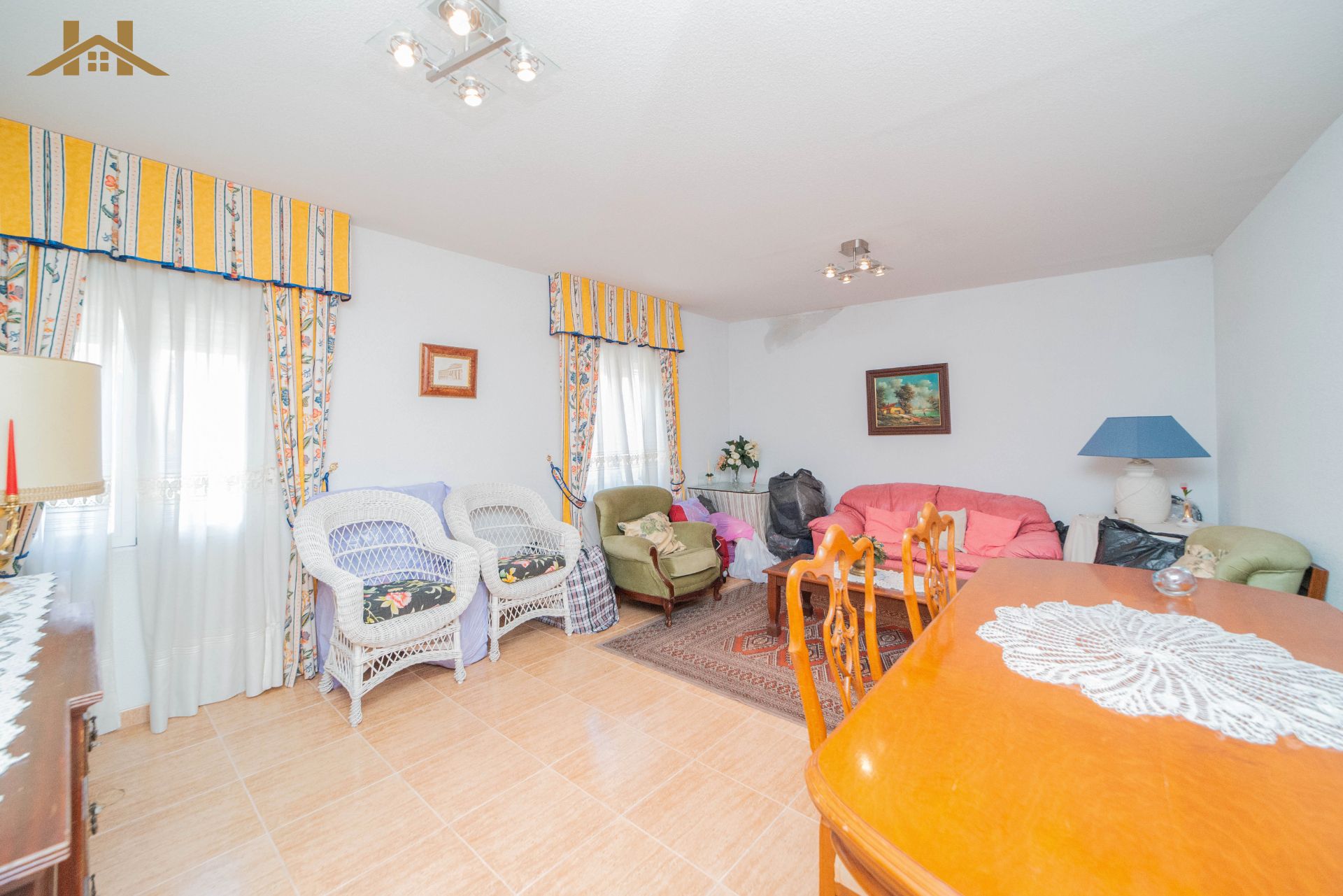 Sala d'estar de Casa o xalet en venda en Casarrubios del Monte amb Traster