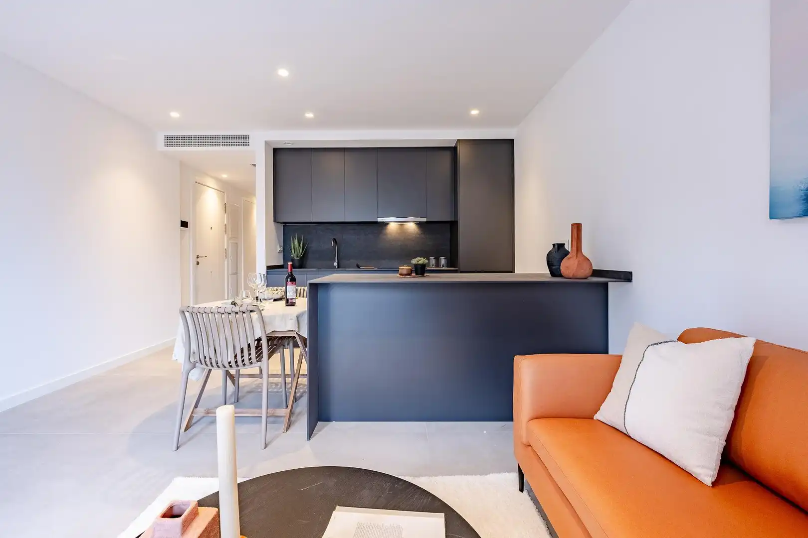 Sala de estar de Piso en venta en Barcelona con Aire acondicionado, Calefacción y Parquet