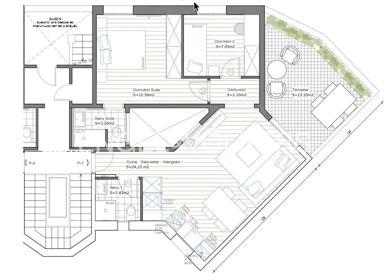 Penthouse mit Terrasse zum Verkauf in Eixample, imagen 33