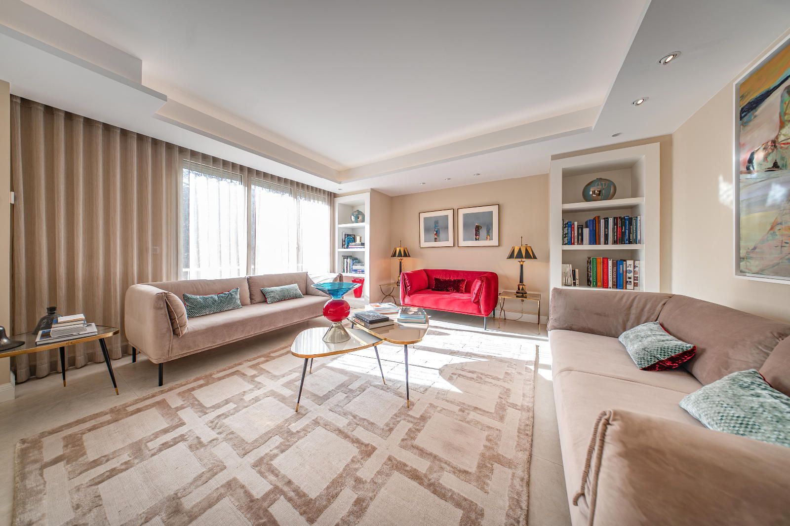 Living room of Flat for sale in  Barcelona Capital  with Air Conditioner, Heating and Terrace