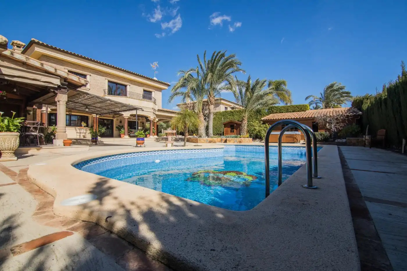Swimming pool of Houses for sale in Elche / Elx  with Air Conditioner, Private garden and Terrace