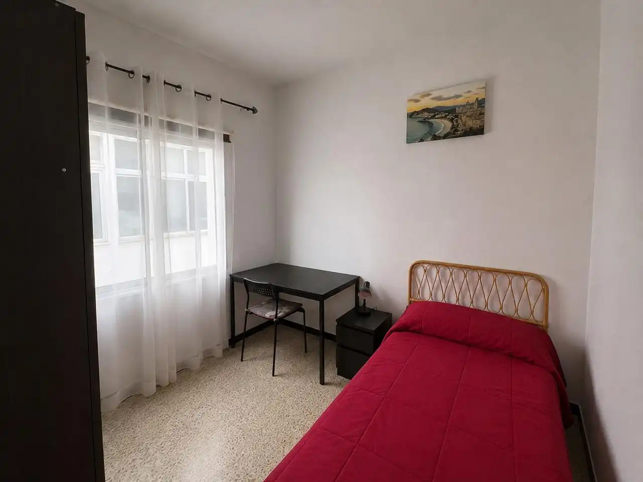 Schlafzimmer von Wohnung zur Miete in San Cristóbal de la Laguna mit Möbliert