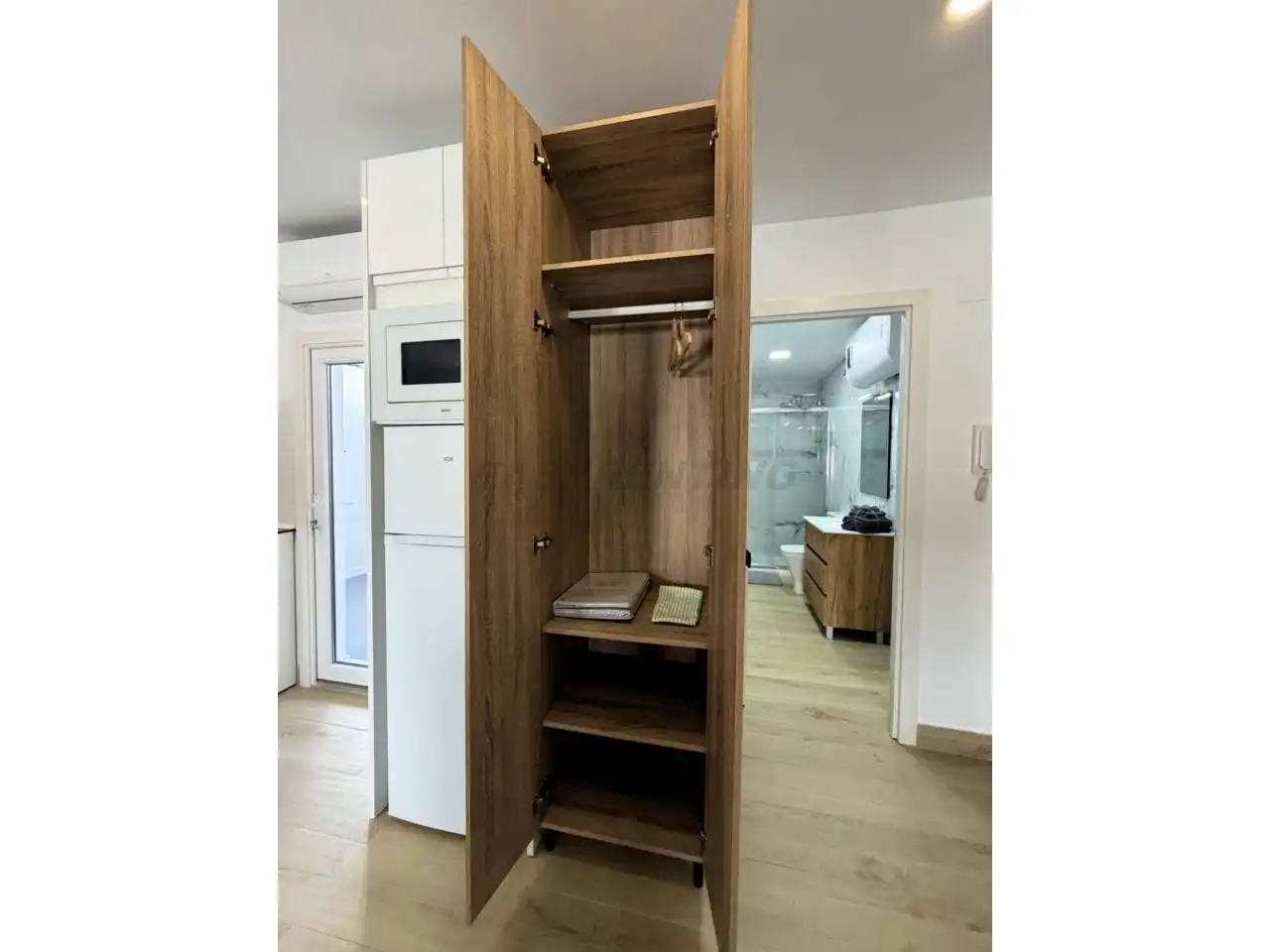 Dormitori de Loft de lloguer en San Roque amb Aire condicionat, Terrassa i Moblat