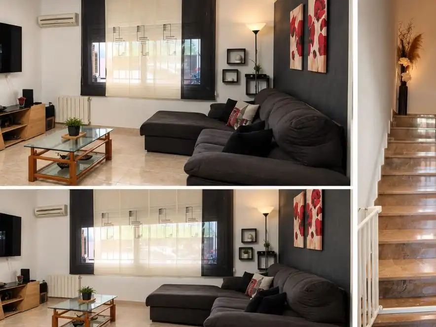Sala d'estar de Casa o xalet en venda en  Tarragona Capital amb Aire condicionat, Terrassa i Balcó