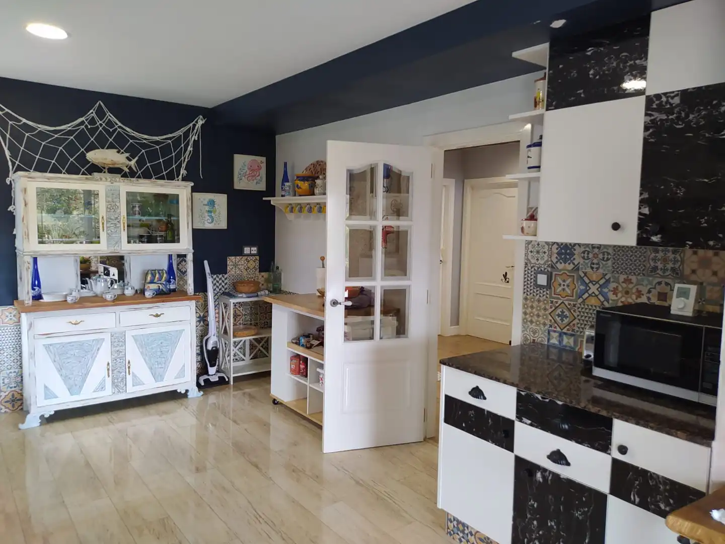 Cocina de Casa adosada en venta en Foz con Calefacción, Jardín privado y Terraza