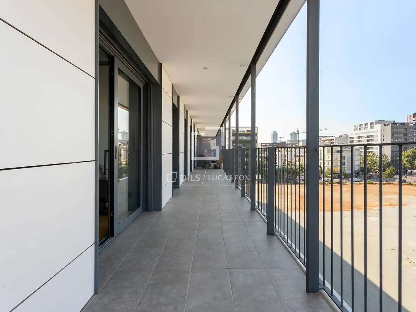 Terrace of Flat for rent in Barcelona  with Air Conditioner, Heating and Parquet flooring