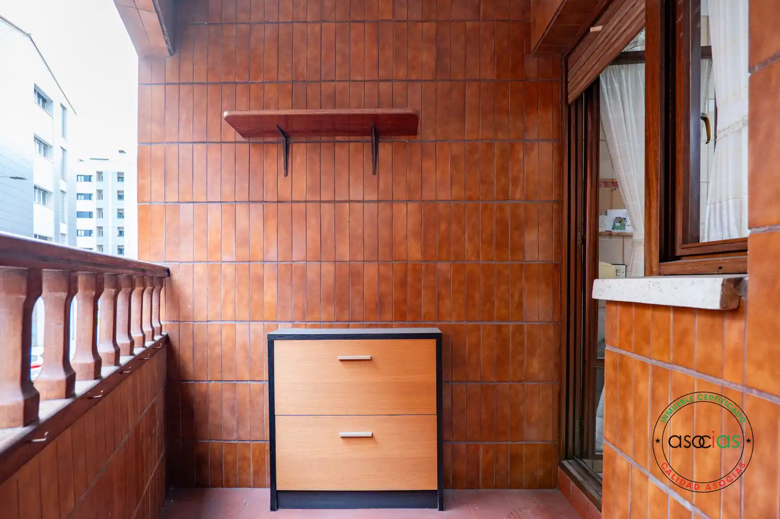 Terraza de Piso en venta en Gijón  con Calefacción, Parquet y Terraza
