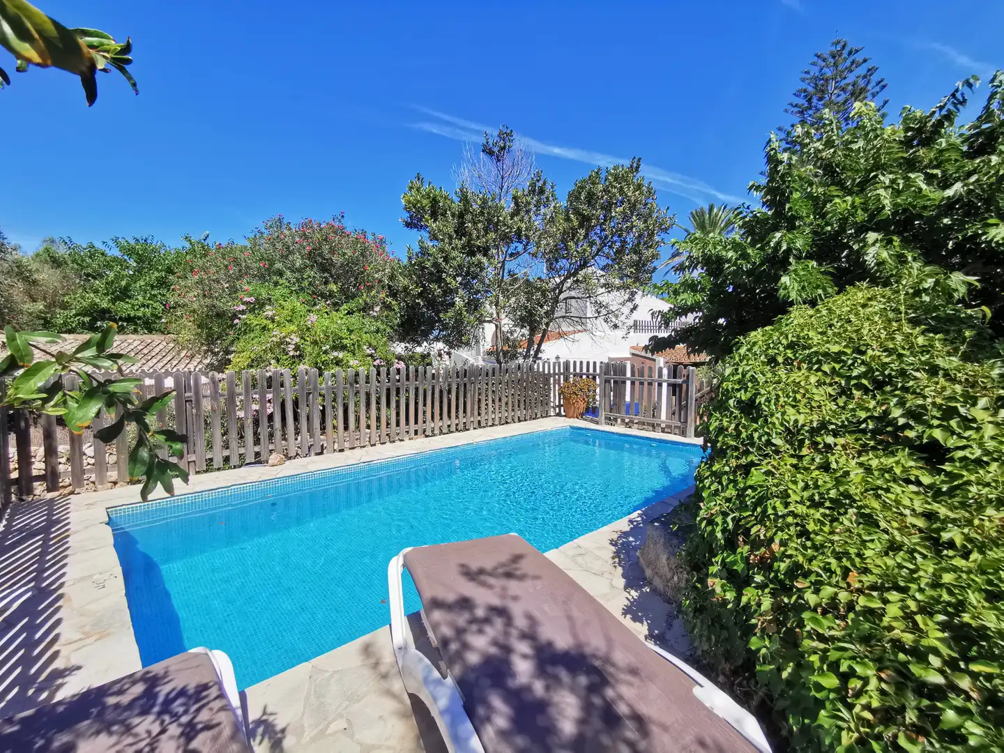Piscina de Finca rústica en venta en Es Castell con Aire acondicionado, Calefacción y Jardín privado