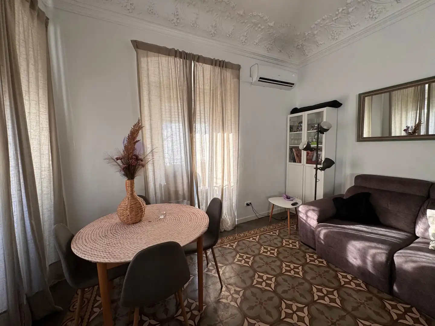 Living room of Flat for sale in Cubelles  with Air Conditioner and Balcony