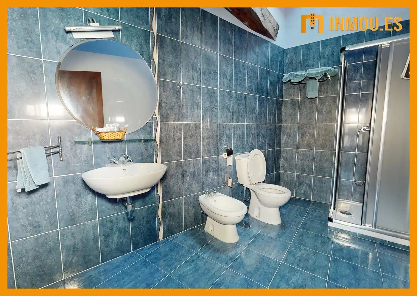 Badezimmer von Haus oder Chalet zum Verkauf in O Irixo mit Heizung