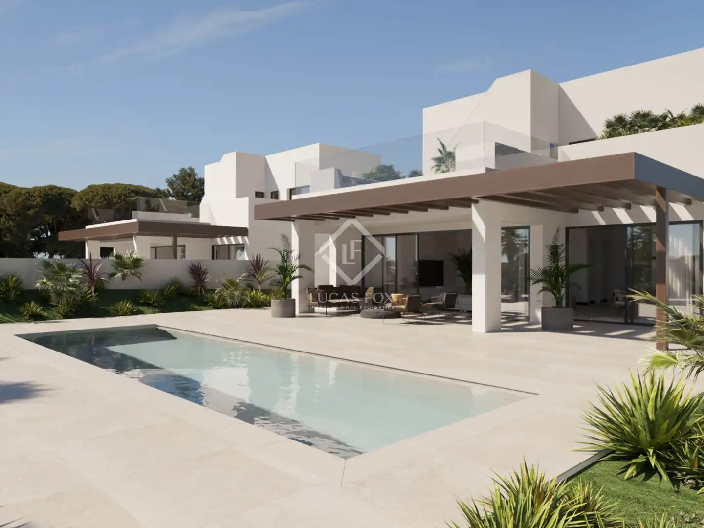 Vista exterior de Casa o xalet en venda en Santa Eulària des Riu amb Aire condicionat, Jardí privat i Terrassa