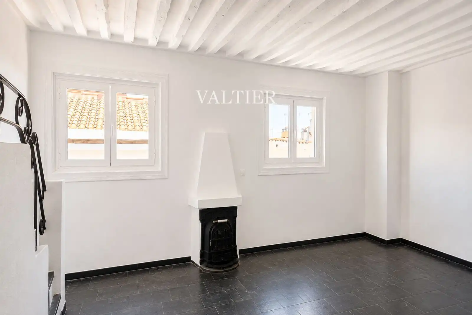 Sala d'estar de Dúplex de lloguer en Madrid amb Aire condicionat i Terrassa
