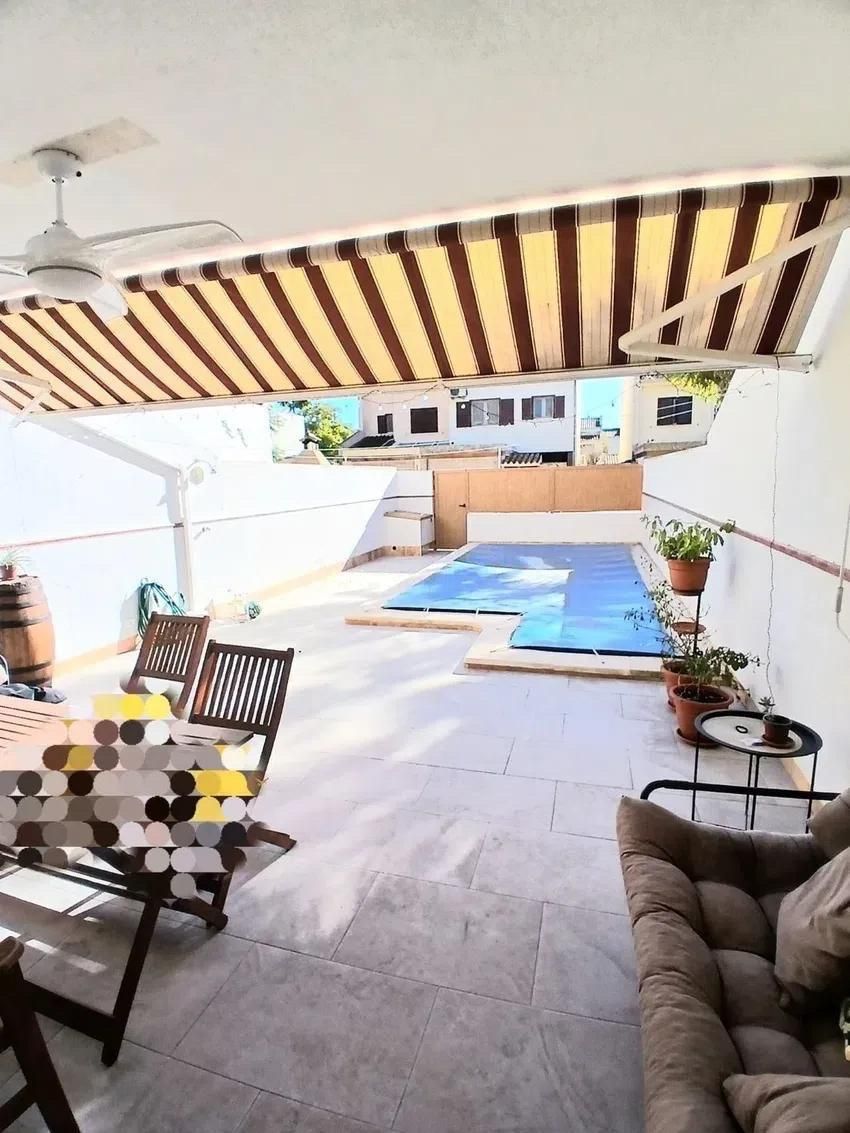 Swimming pool of Single-family semi-detached for sale in Riba-roja de Túria  with Air Conditioner, Private garden and Terrace