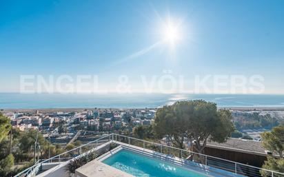 Exterior view of House or chalet for sale in Castelldefels  with Air Conditioner, Heating and Private garden