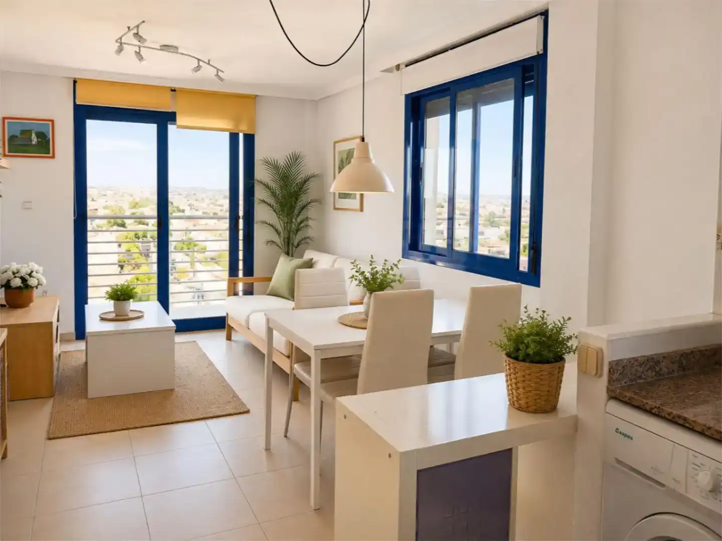 Terrasse von Wohnung zum Verkauf in Torrevieja mit Klimaanlage und Schwimmbad
