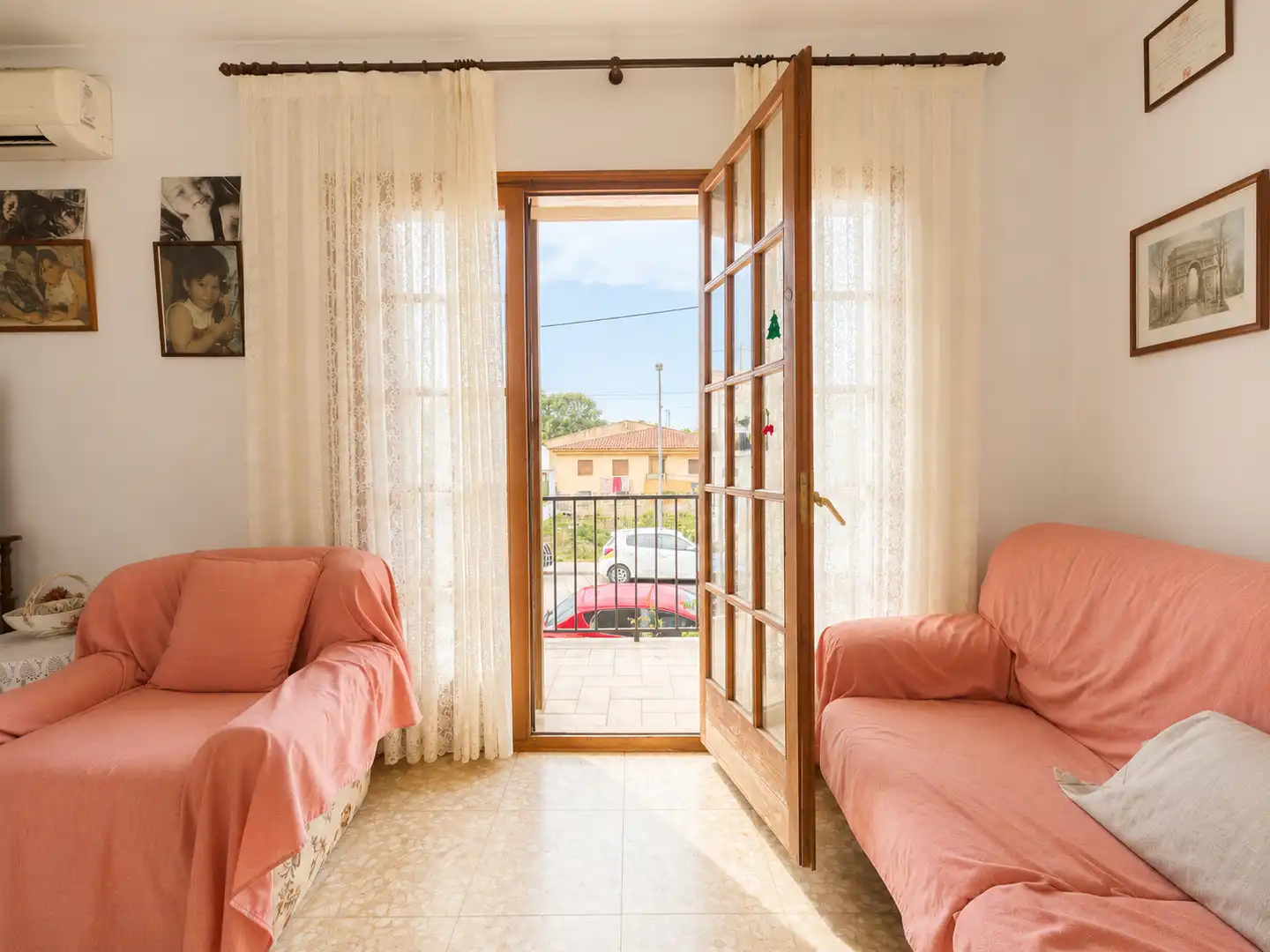 Sala de estar de Casa o chalet en venta en Santa Coloma de Farners con Aire acondicionado, Calefacción y Terraza