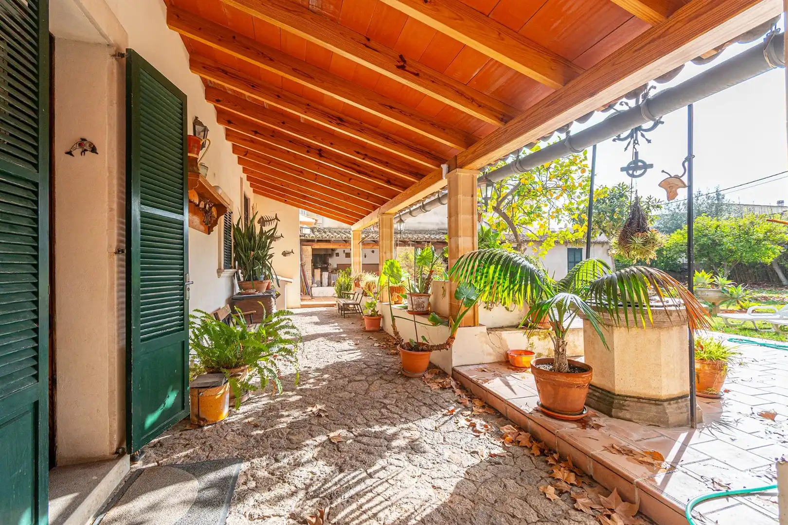 Terrassa de Casa o xalet en venda en  Palma de Mallorca amb Calefacció, Jardí privat i Terrassa