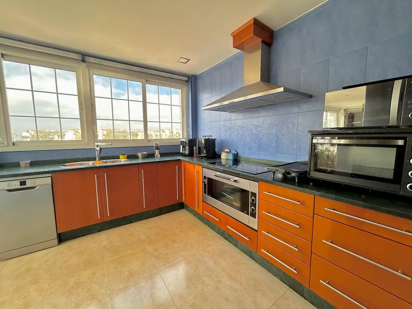 Kitchen of Attic for sale in Roquetas de Mar  with Private garden, Terrace and Furnished