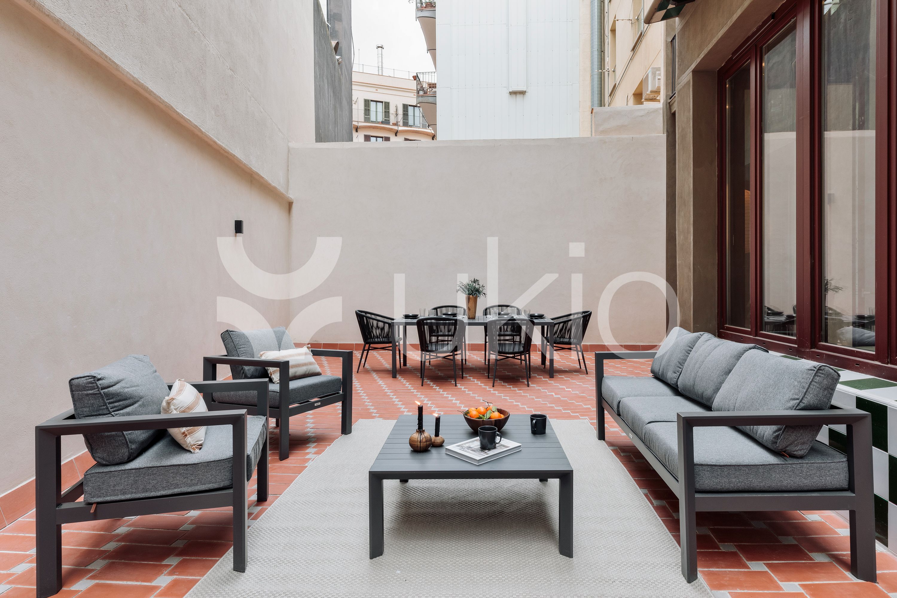 Terrassa de Apartament de lloguer en  Barcelona Capital amb Aire condicionat, Calefacció i Terrassa