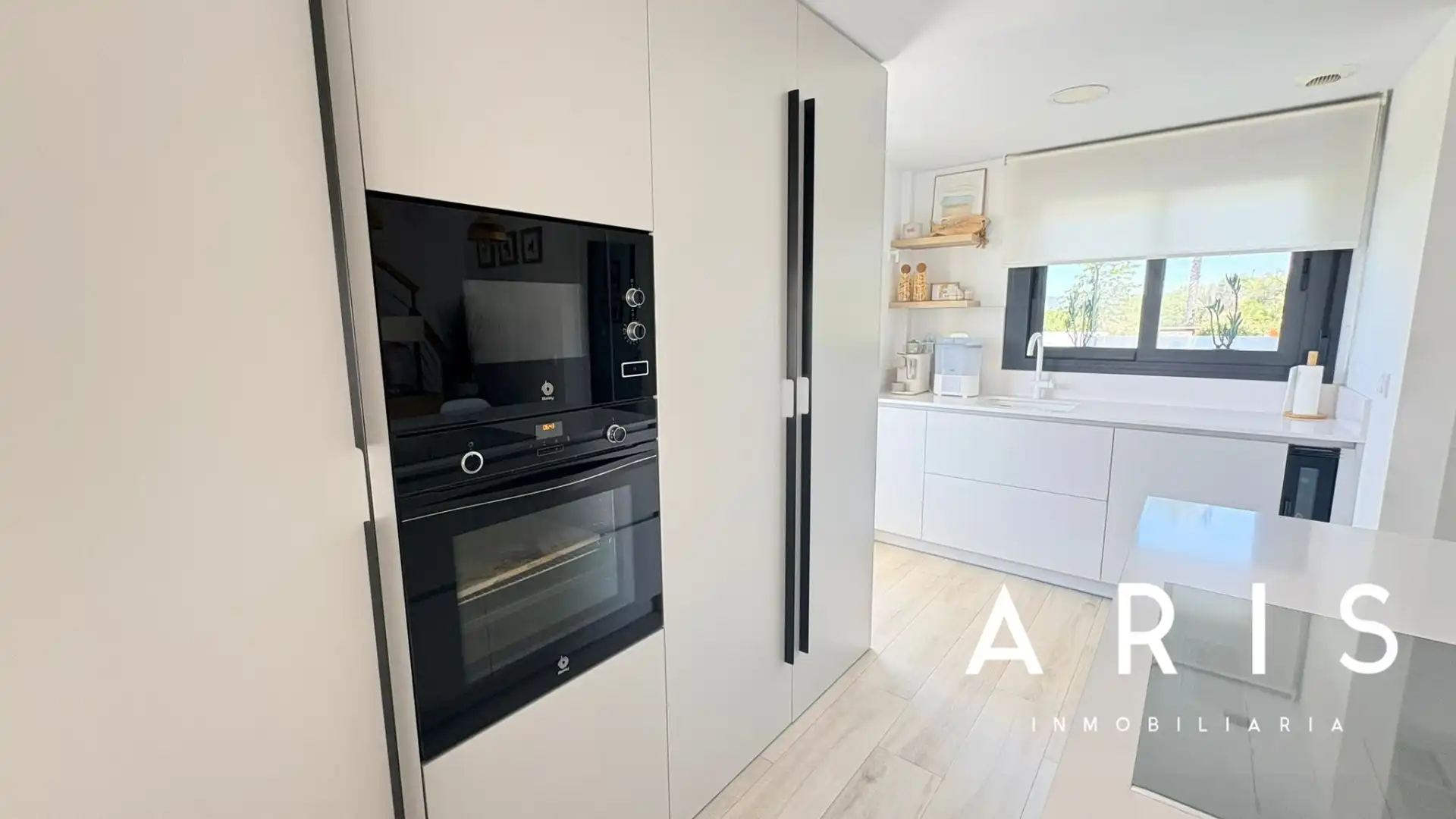 Cocina de Casa adosada en venta en Alhaurín de la Torre con Aire acondicionado, Jardín privado y Parquet