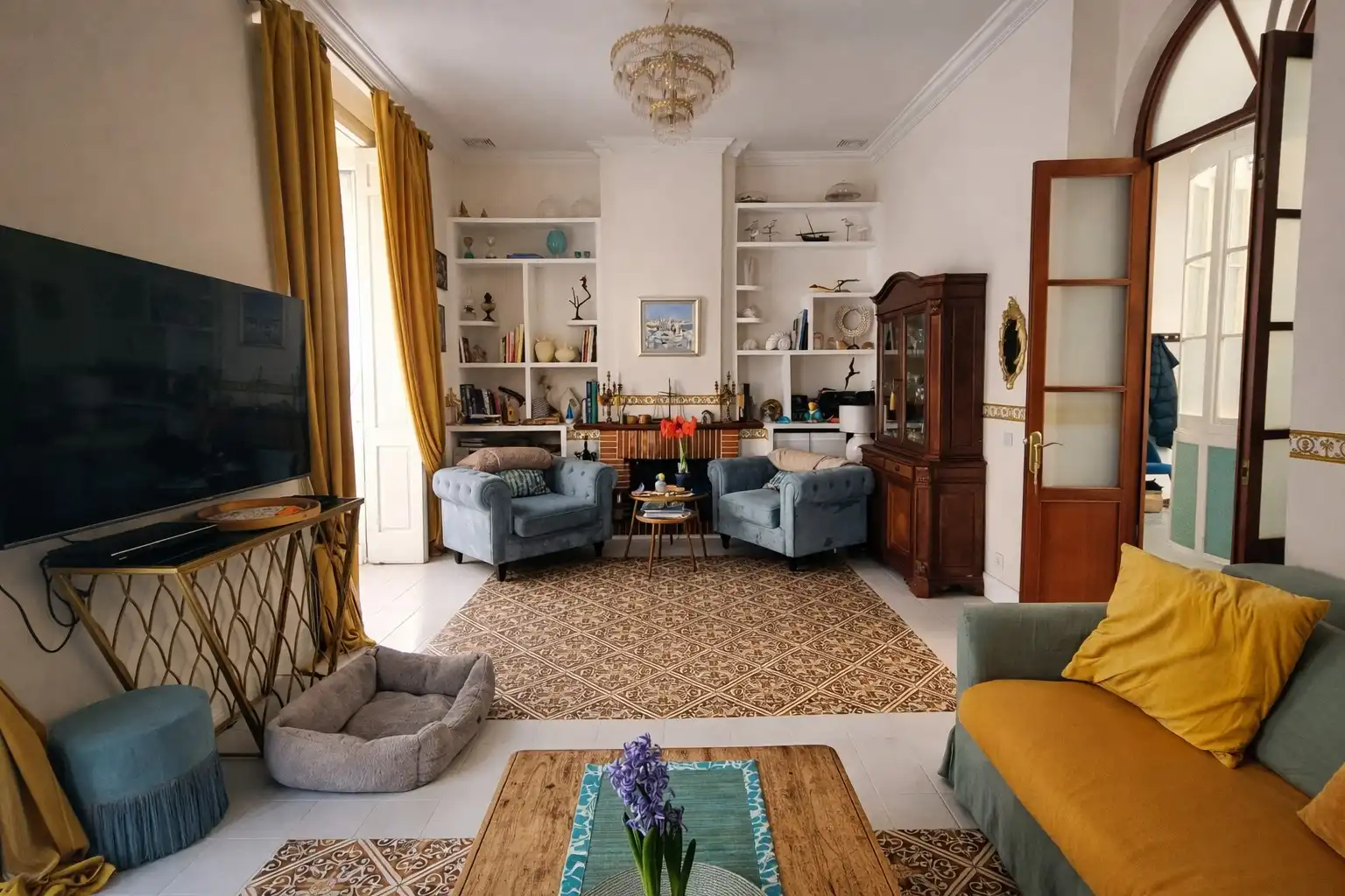Sala d'estar de Pis en venda en Cádiz amb Balcó