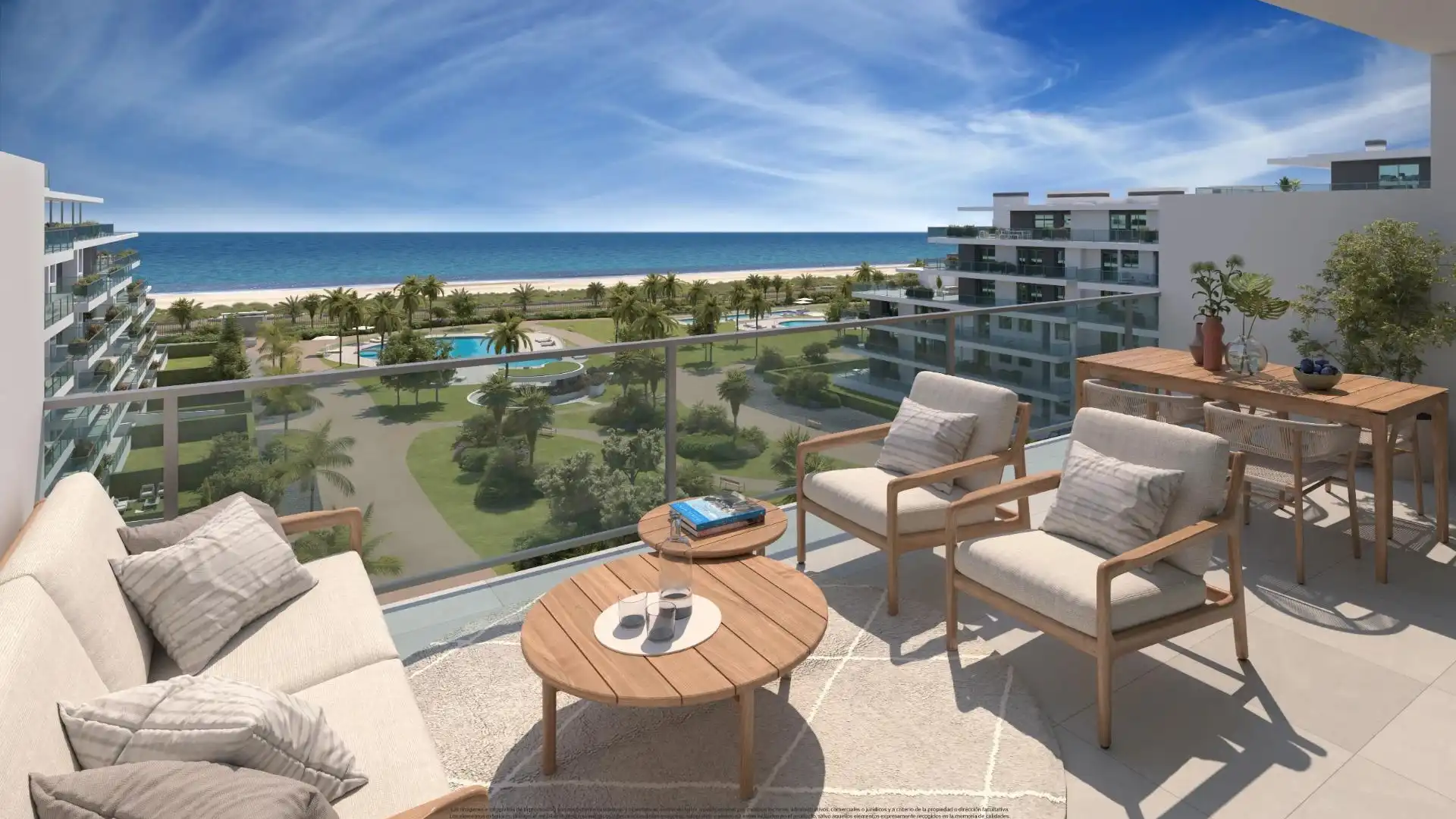 Terrace of Apartments for sale in El Ejido  with Heating and Swimming Pool