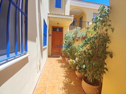 Exterior view of Single-family semi-detached for sale in Málaga Capital  with Air Conditioner, Terrace and Balcony