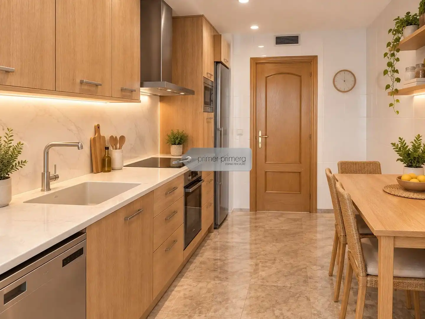 Cuina de Pis en venda en Vilanova i la Geltrú amb Aire condicionat, Calefacció i Terrassa