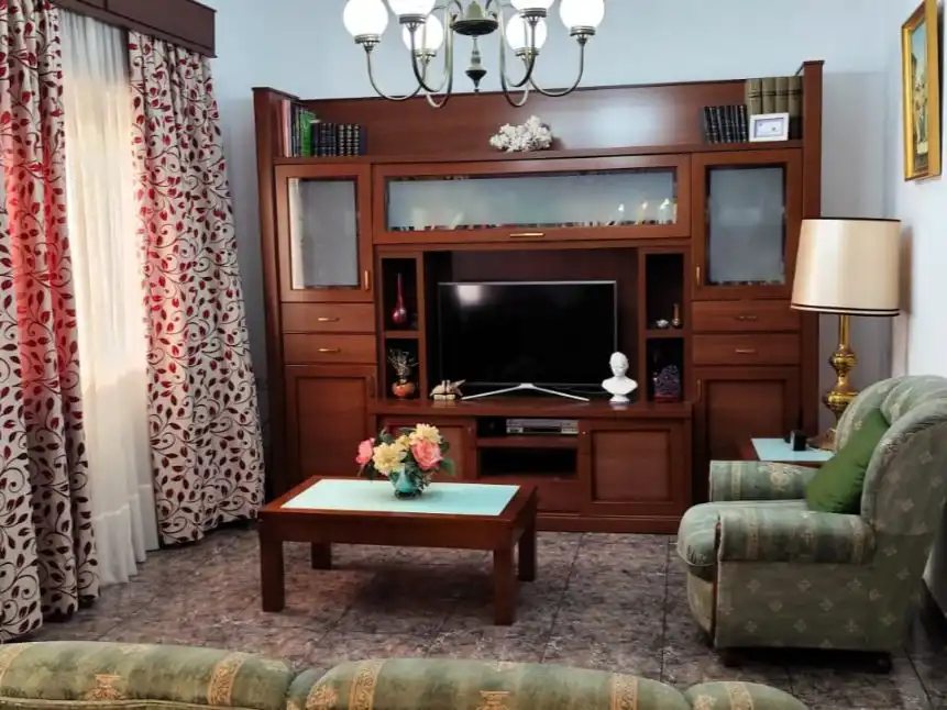 Sala d'estar de Casa o xalet en venda en Málaga Capital amb Aire condicionat, Terrassa i Balcó