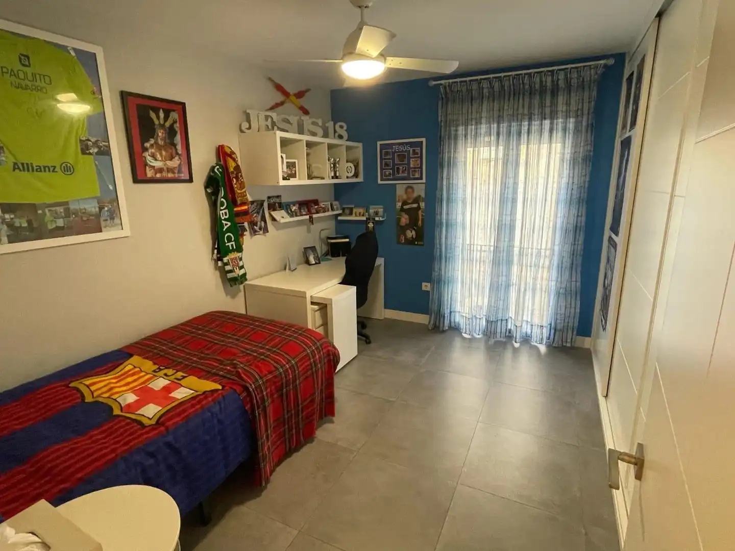 Bedroom of Flat for sale in Córdoba  with Air Conditioner, Terrace and Storage room