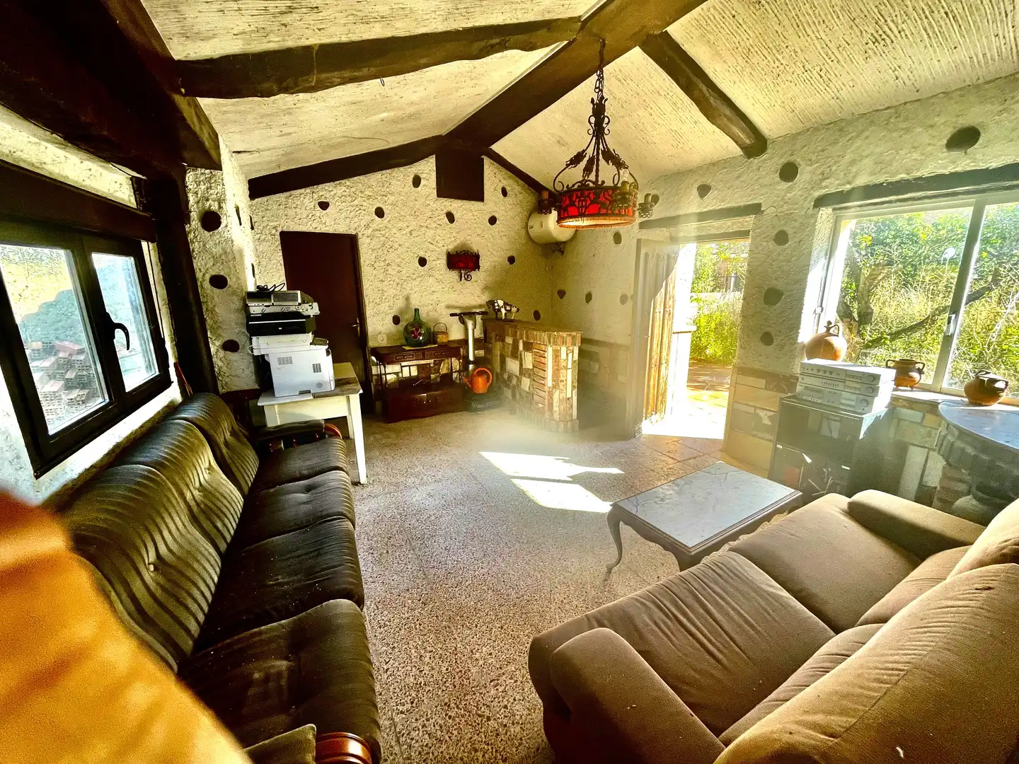Wohnzimmer von Haus oder Chalet zum Verkauf in Villaturiel mit Privatgarten und Abstellraum