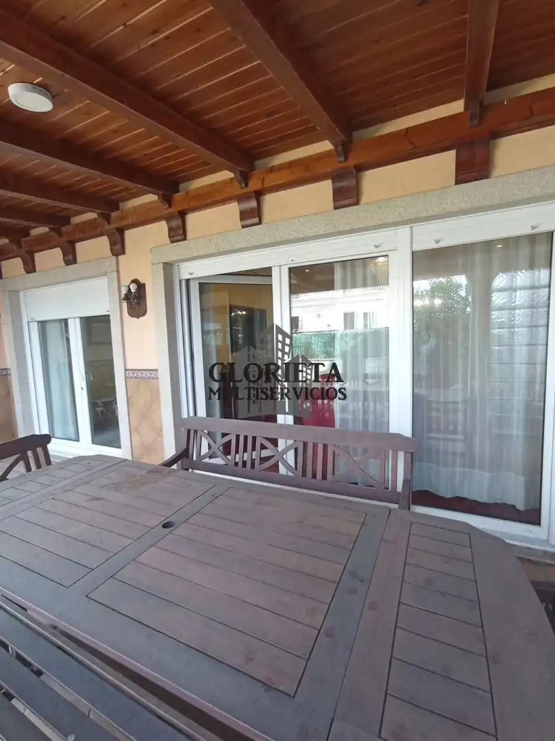 Terraza de Casa adosada en venta en Baiona con Calefacción, Parquet y Terraza