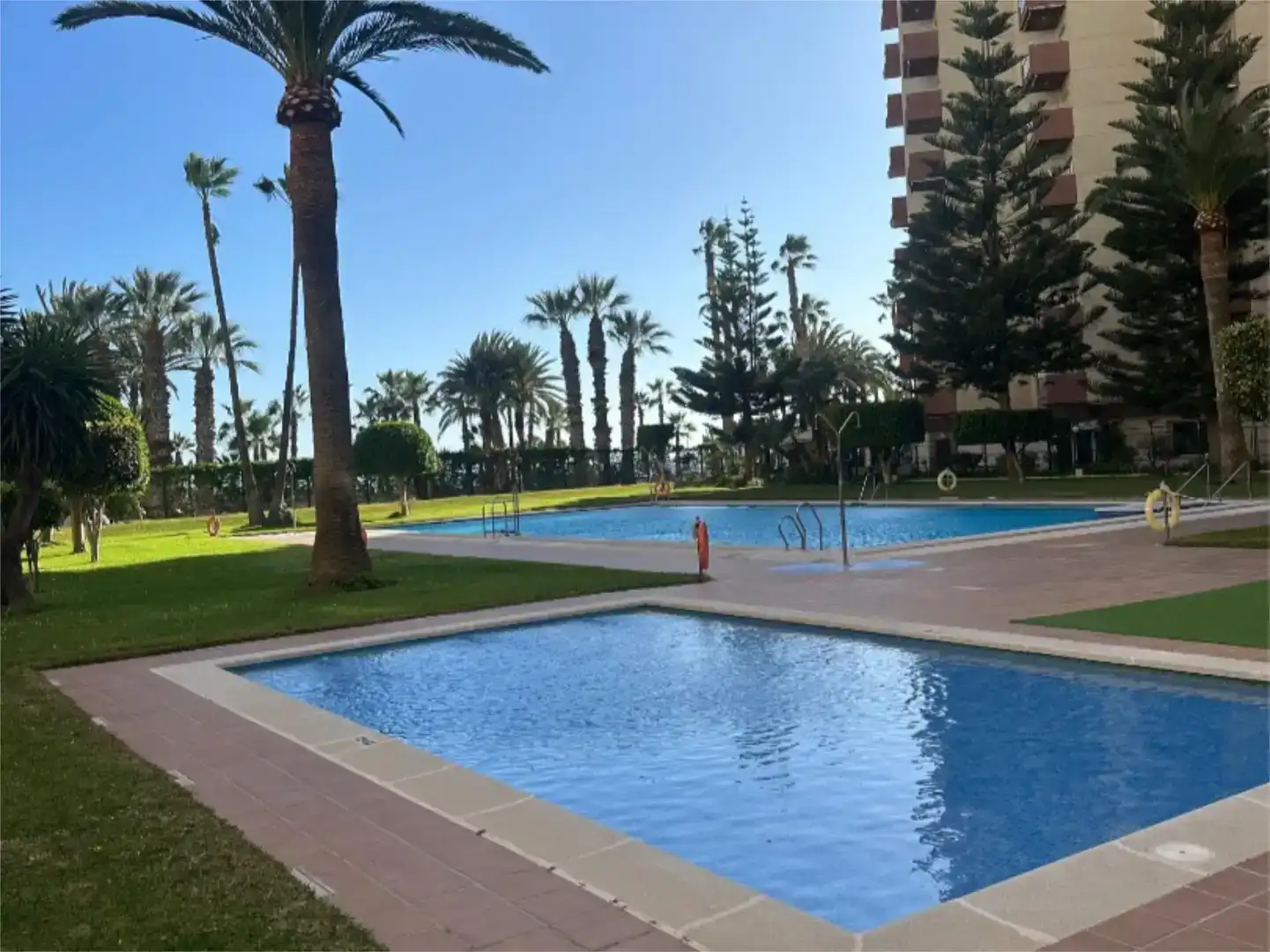 Schwimmbecken von Loft zur Miete in Almuñécar mit Klimaanlage und Schwimmbad