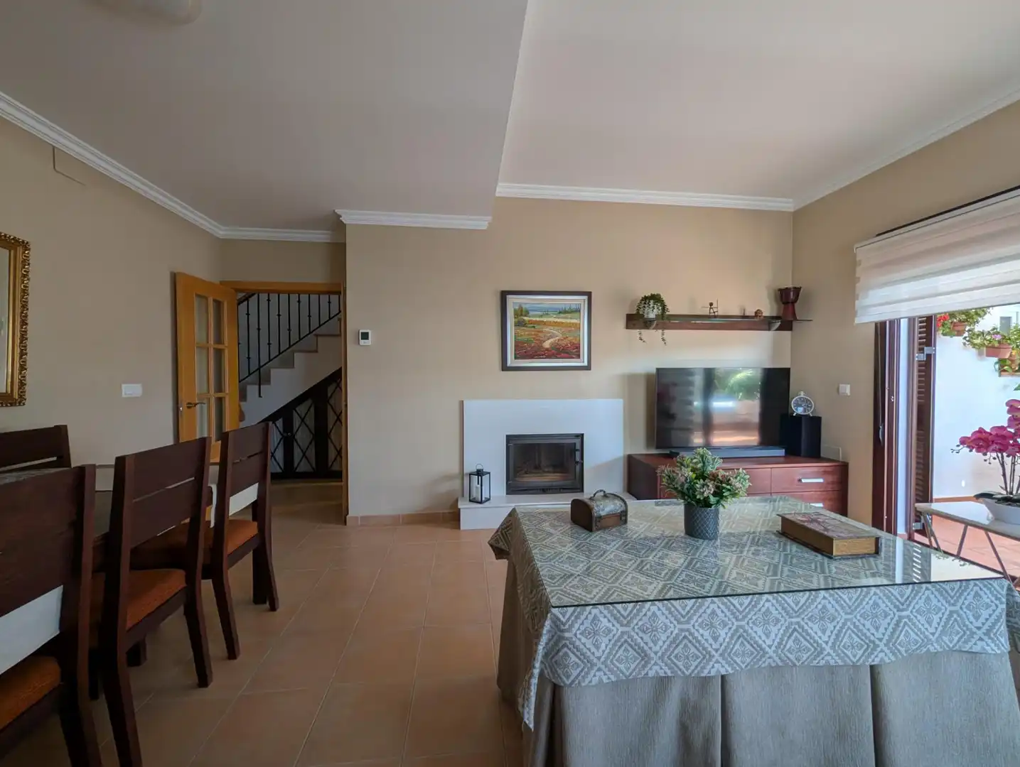 Sala de estar de Casa adosada en venta en Villablanca con Piscina comunitaria