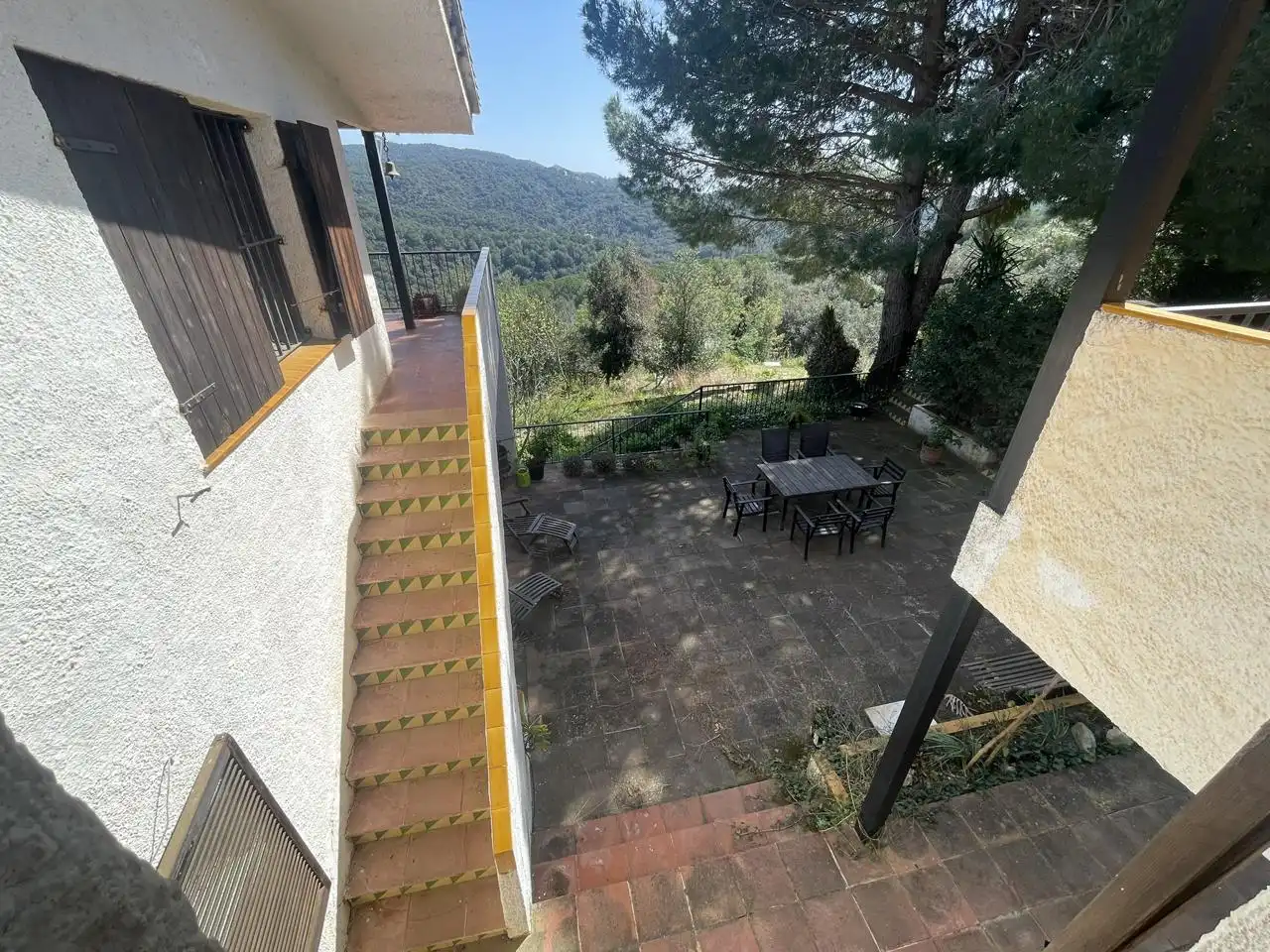 Terrace of Country homes for sale in Sant Iscle de Vallalta  with Private garden, Terrace and Swimming Pool