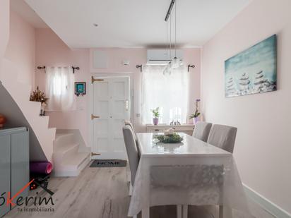 Dining room of Single-family semi-detached for sale in  Madrid Capital  with Air Conditioner and Terrace