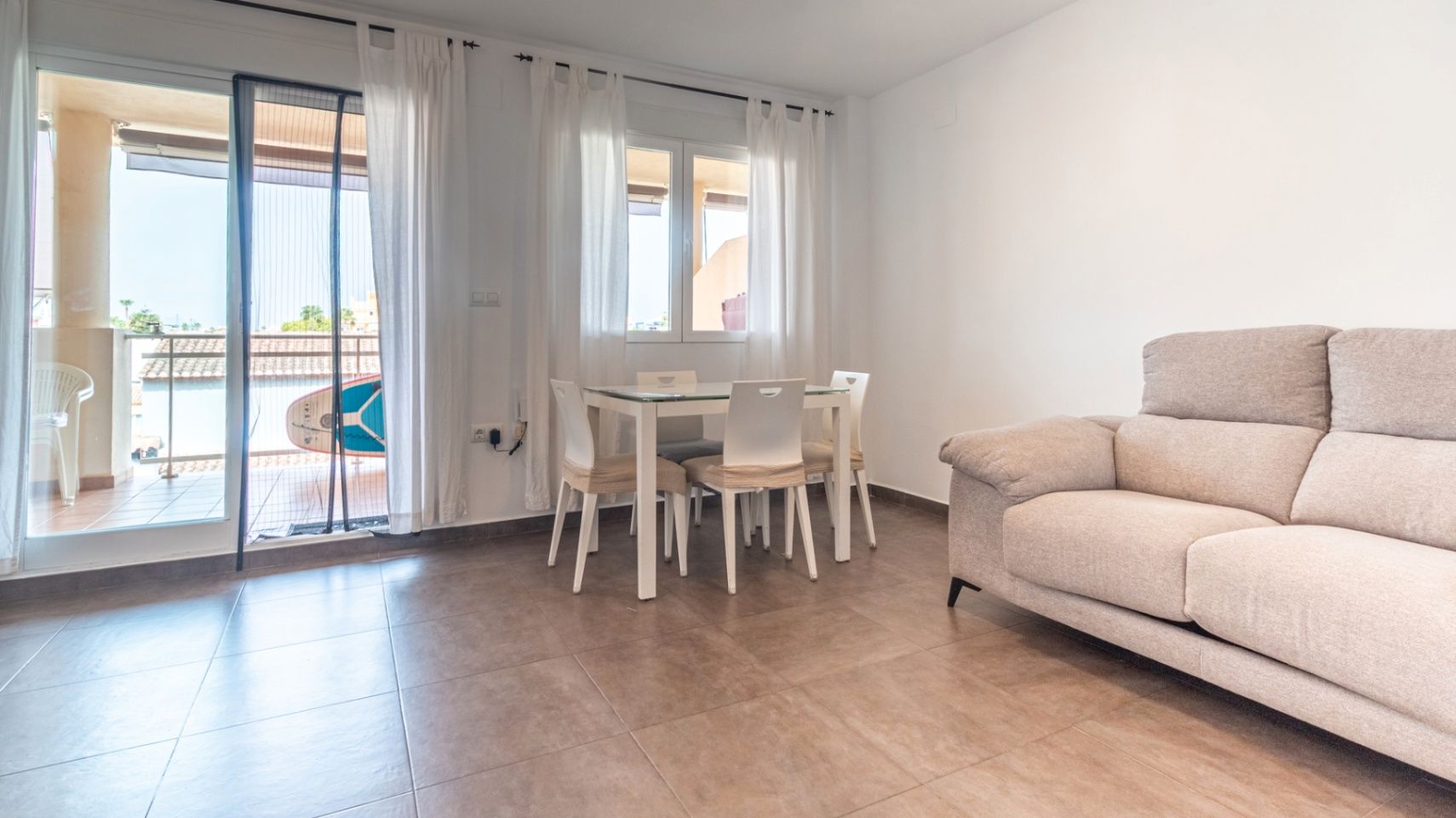Sala d'estar de Apartament en venda en Dénia amb Aire condicionat, Calefacció i Terrassa