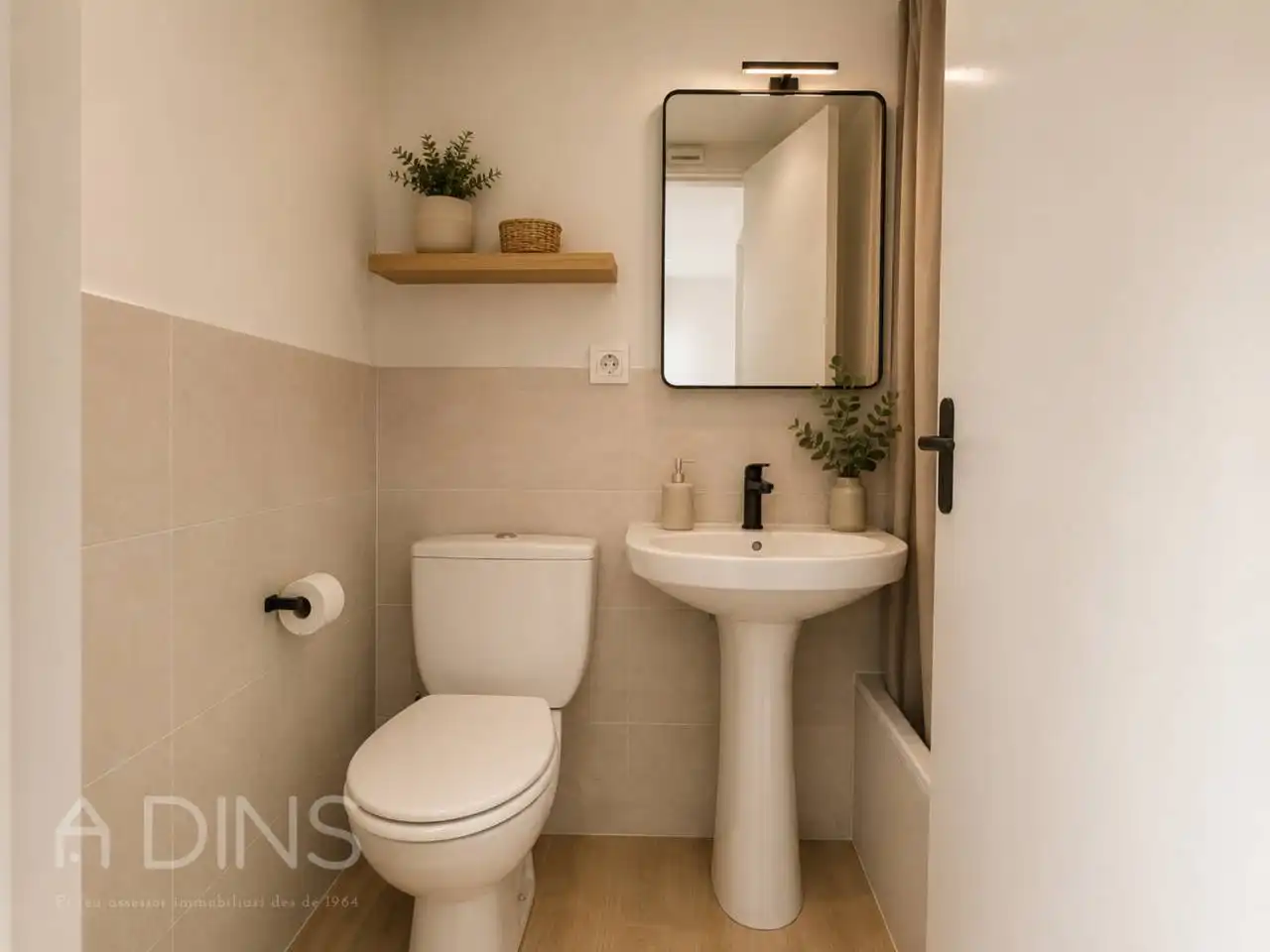 Badezimmer von Wohnung zum Verkauf in Caldes de Montbui mit Terrasse