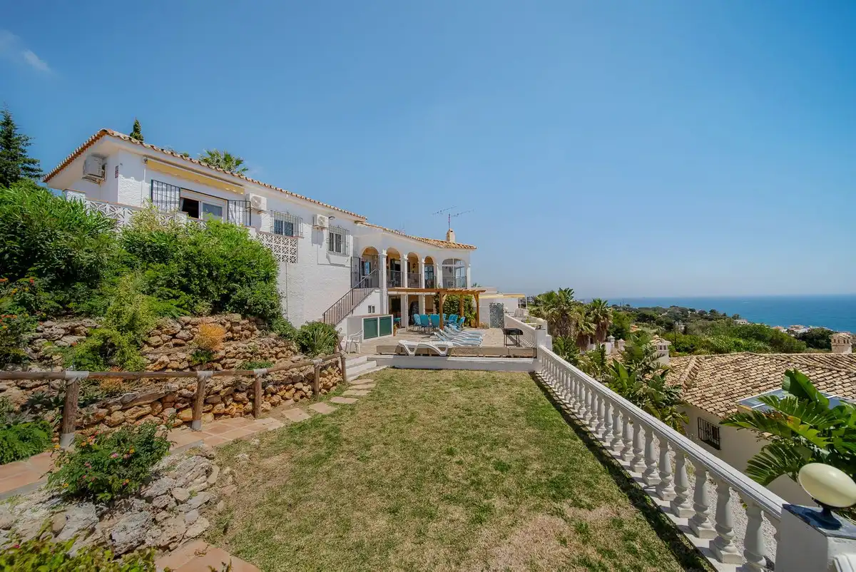 Garden of Houses for sale in Benalmádena