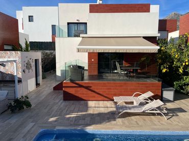 Chalet con piscina en venta en La Alberca
