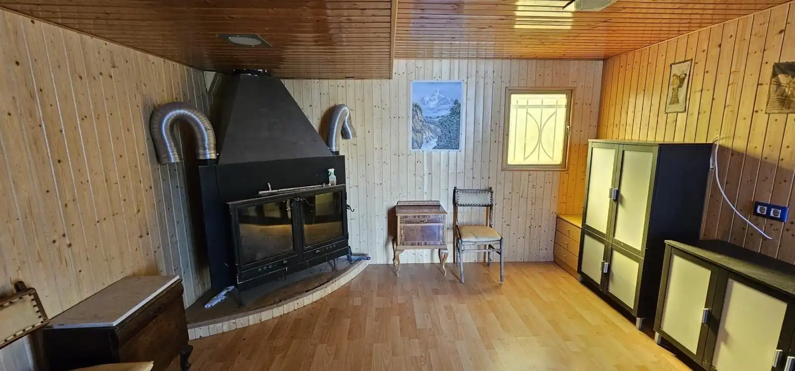 Sala de estar de Casa o chalet en venta en Algueña con Aire acondicionado, Calefacción y Jardín privado