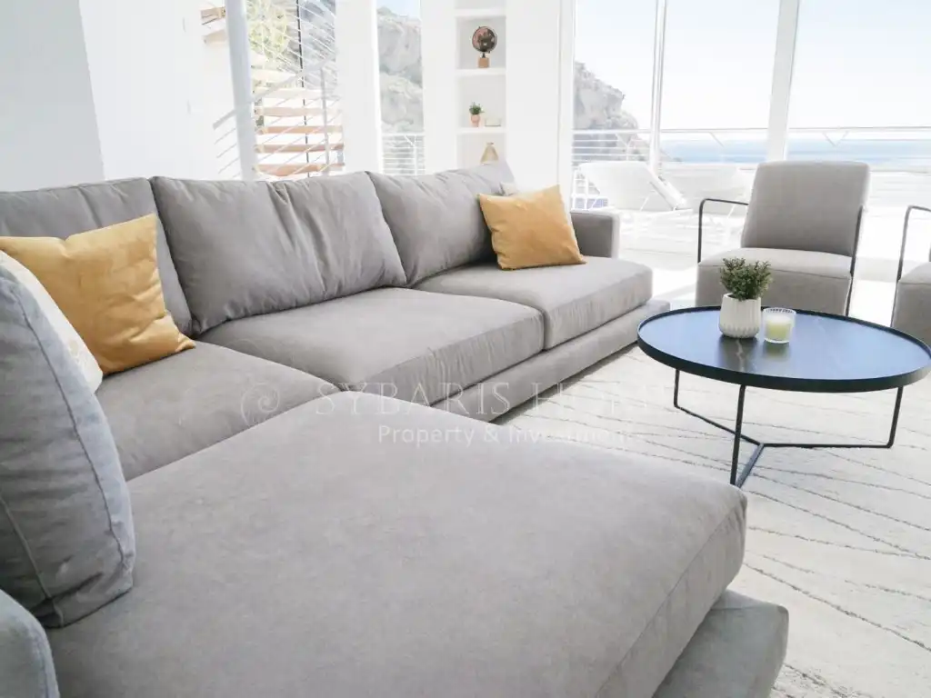Sala de estar de Casa o chalet en venta en Altea con Piscina y Amueblado