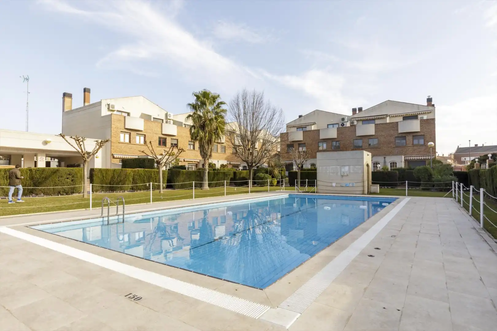 Swimming pool of Detached homes for sale in Zaragoza  with Terrace, Storage room and Swimming Pool