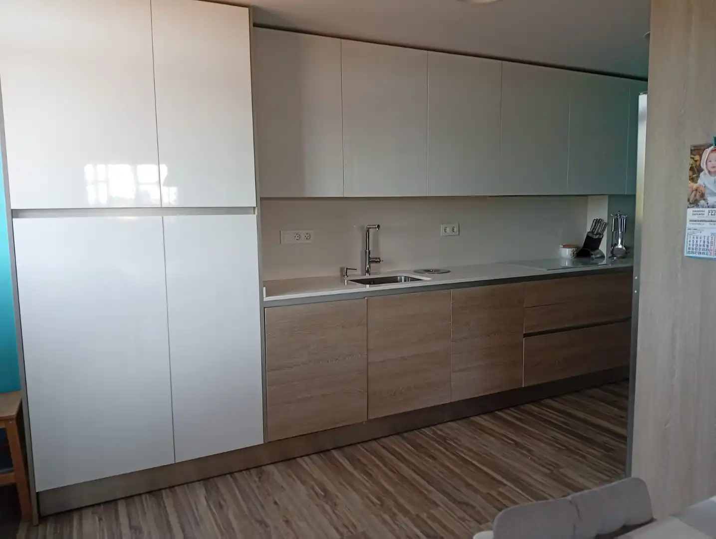 Cocina de Piso en venta en Gijón  con Calefacción, Parquet y Terraza