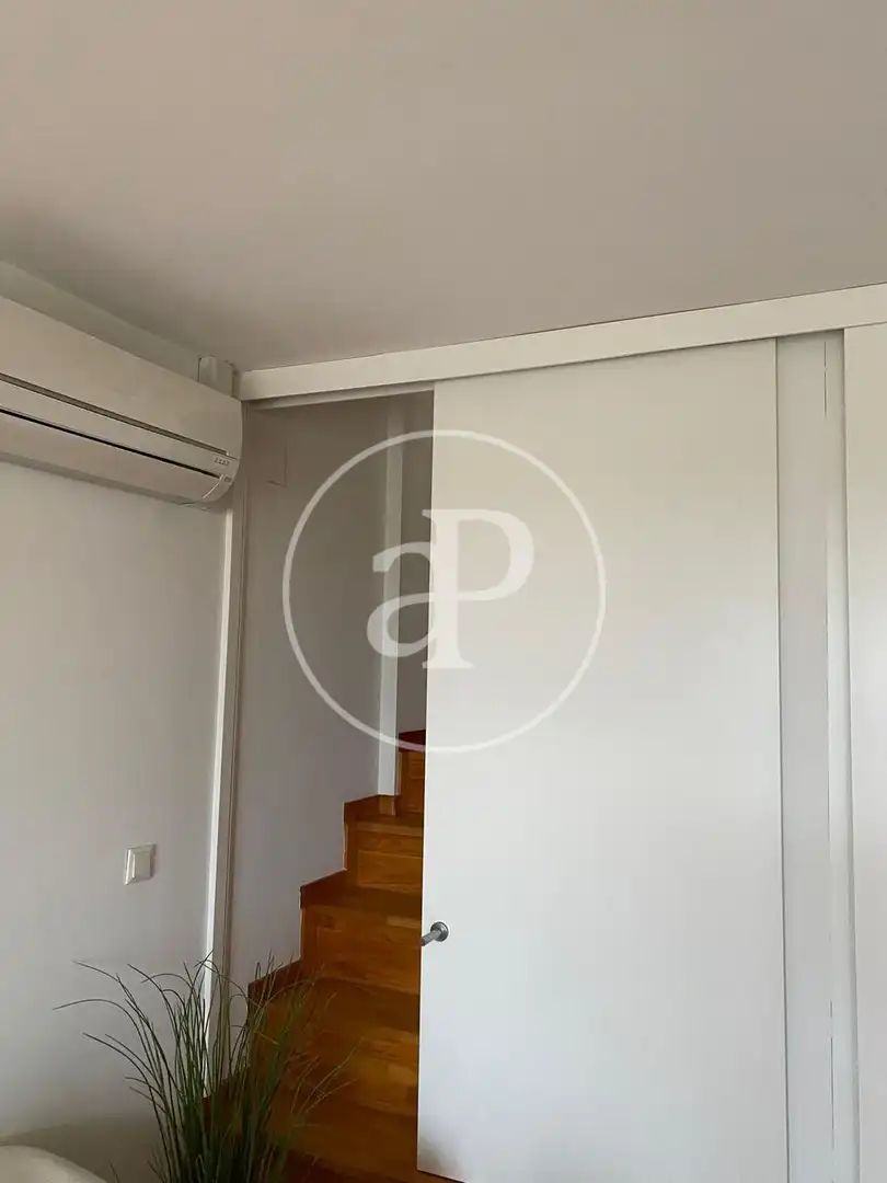 Schlafzimmer von Wohnung zur Miete in Sagunto / Sagunt mit Klimaanlage, Heizung und Privatgarten